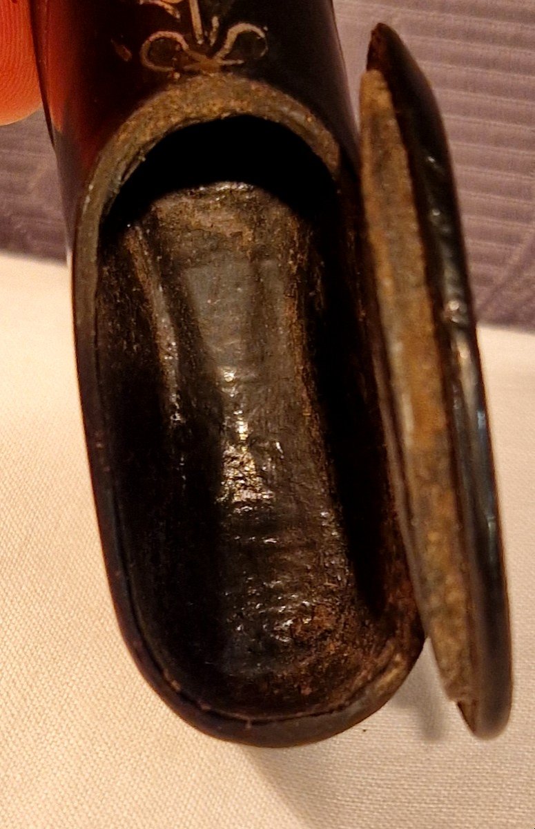 Shoe-shaped Snuffbox, Late 19th Century-photo-5