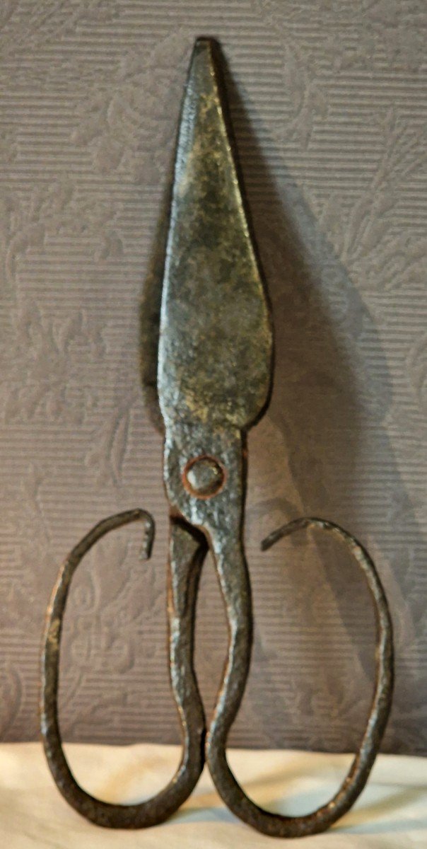 Pair Of 18th Century Shepherd's Scissors-photo-2