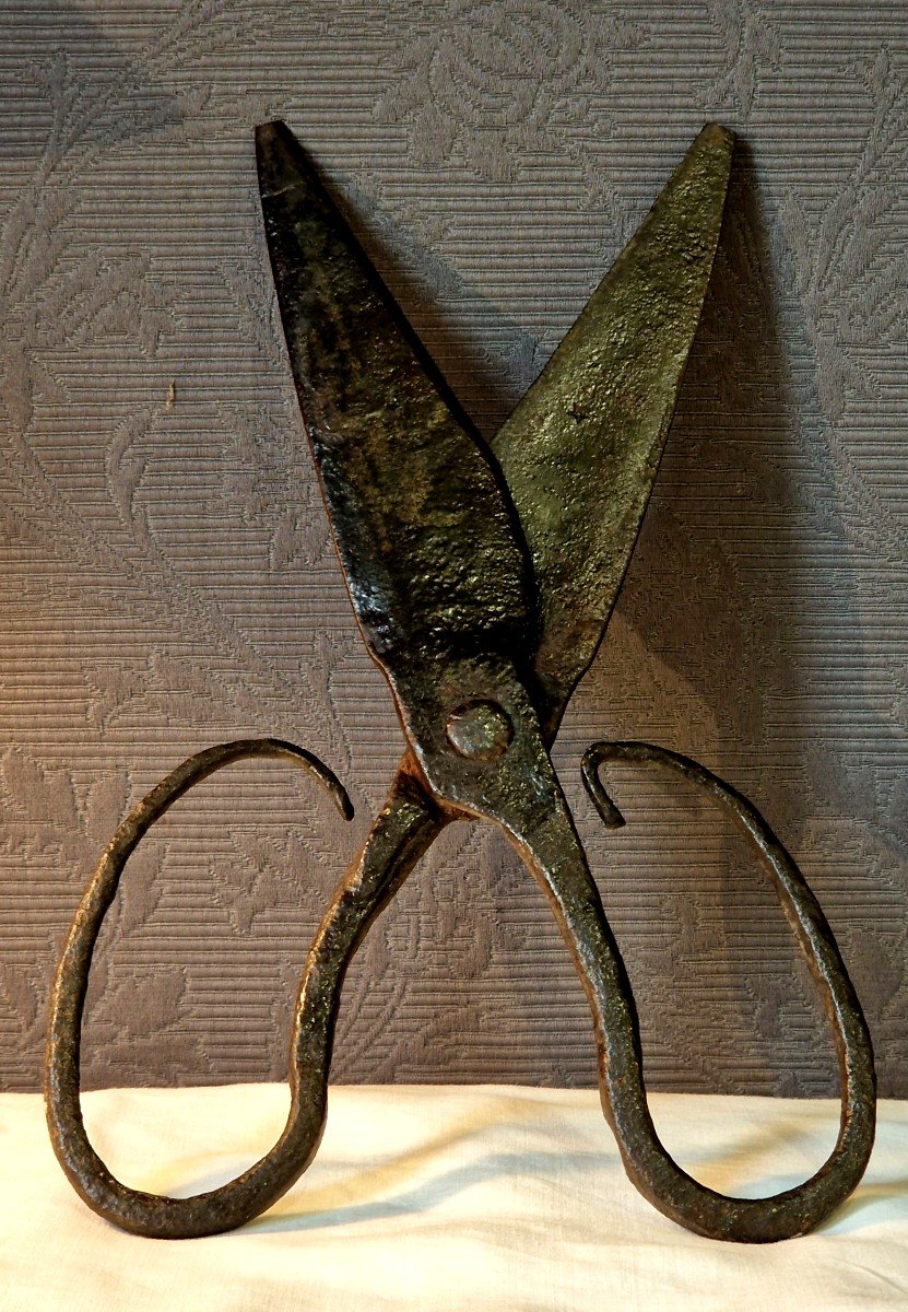 Pair Of 18th Century Shepherd's Scissors-photo-3