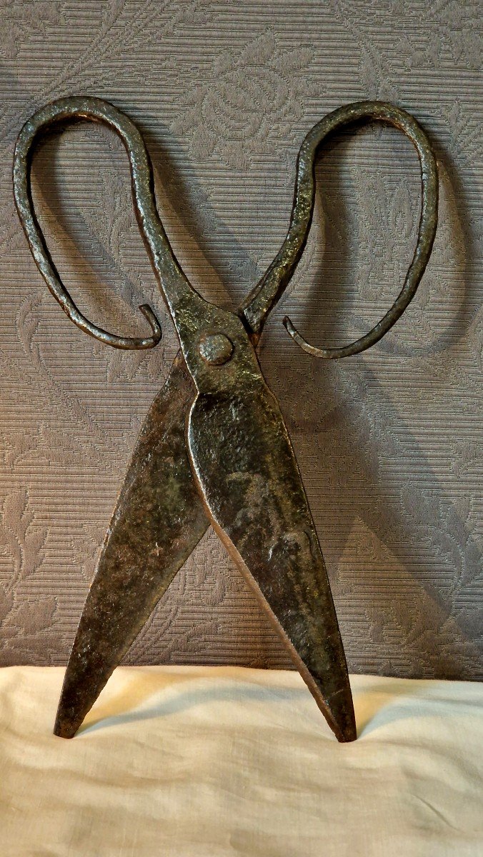 Pair Of 18th Century Shepherd's Scissors-photo-4