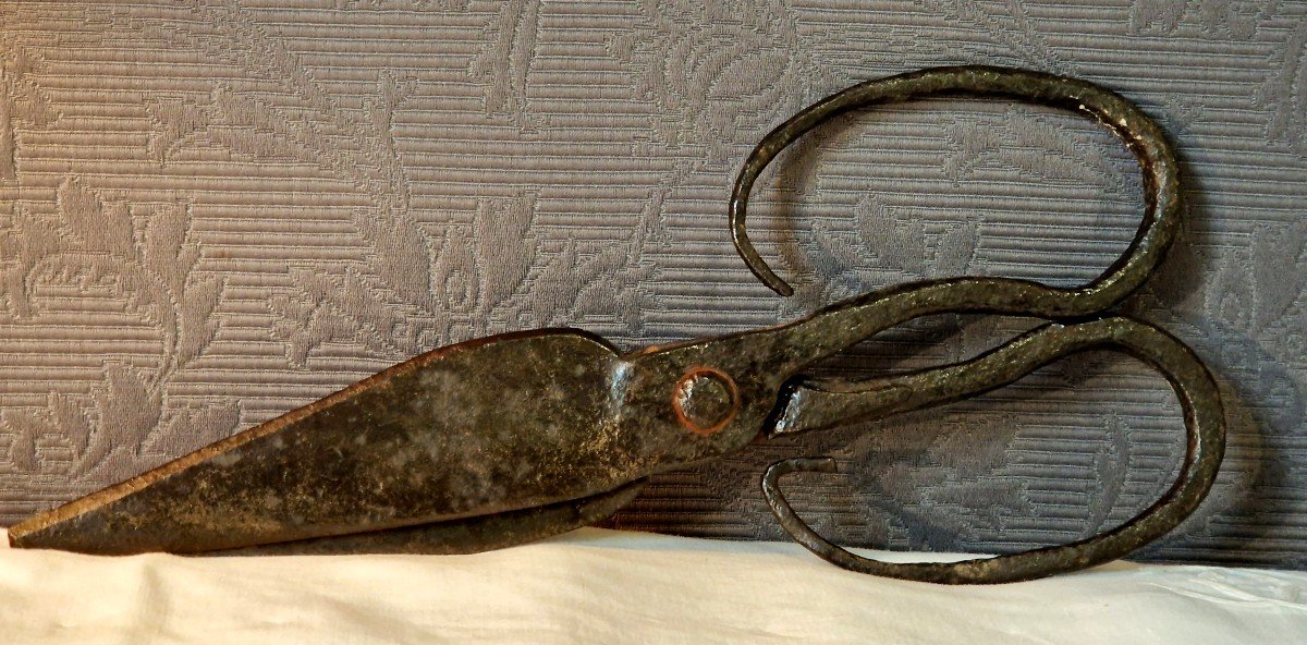 Pair Of 18th Century Shepherd's Scissors-photo-3