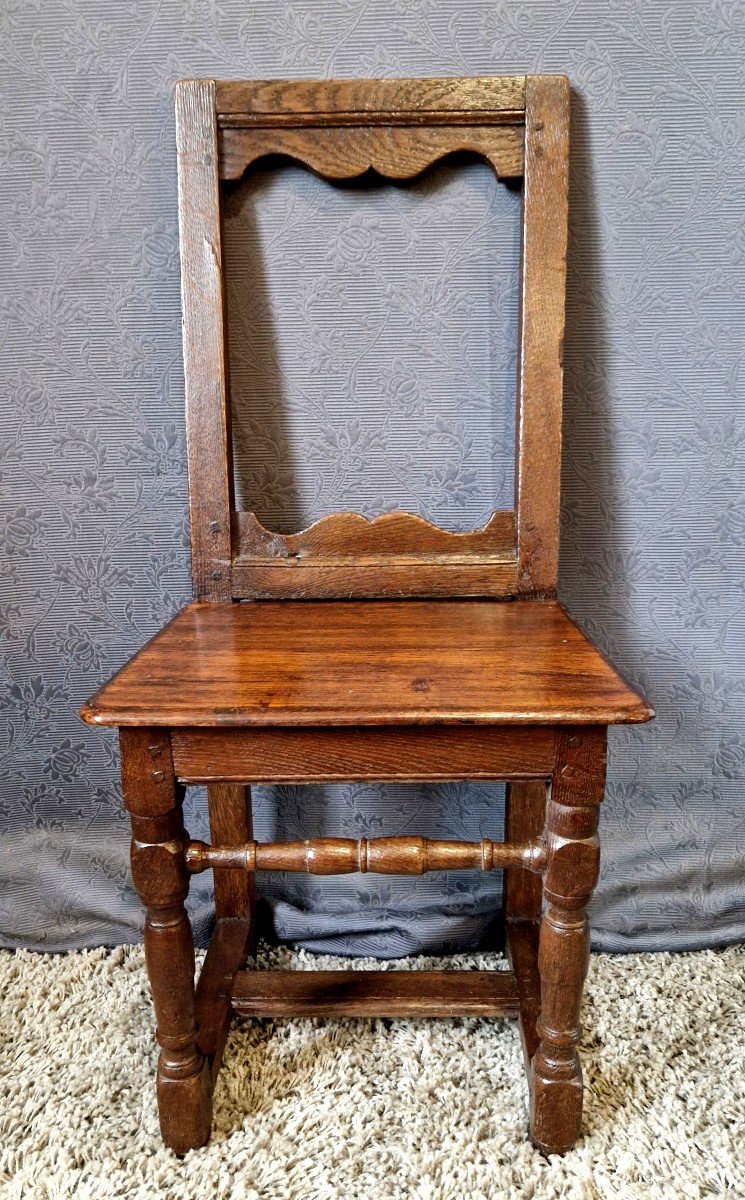 19th Century Oak Lorraine Chair-photo-3