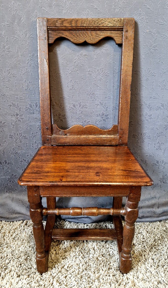 19th Century Oak Lorraine Chair