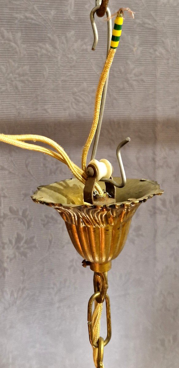 Small 20th Century Hot Air Balloon Chandelier-photo-7