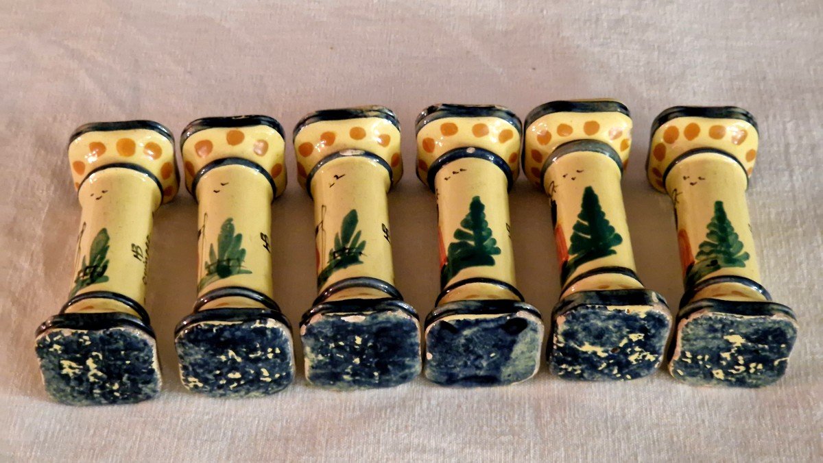 6 Hb Quimper Knife Holders-photo-4