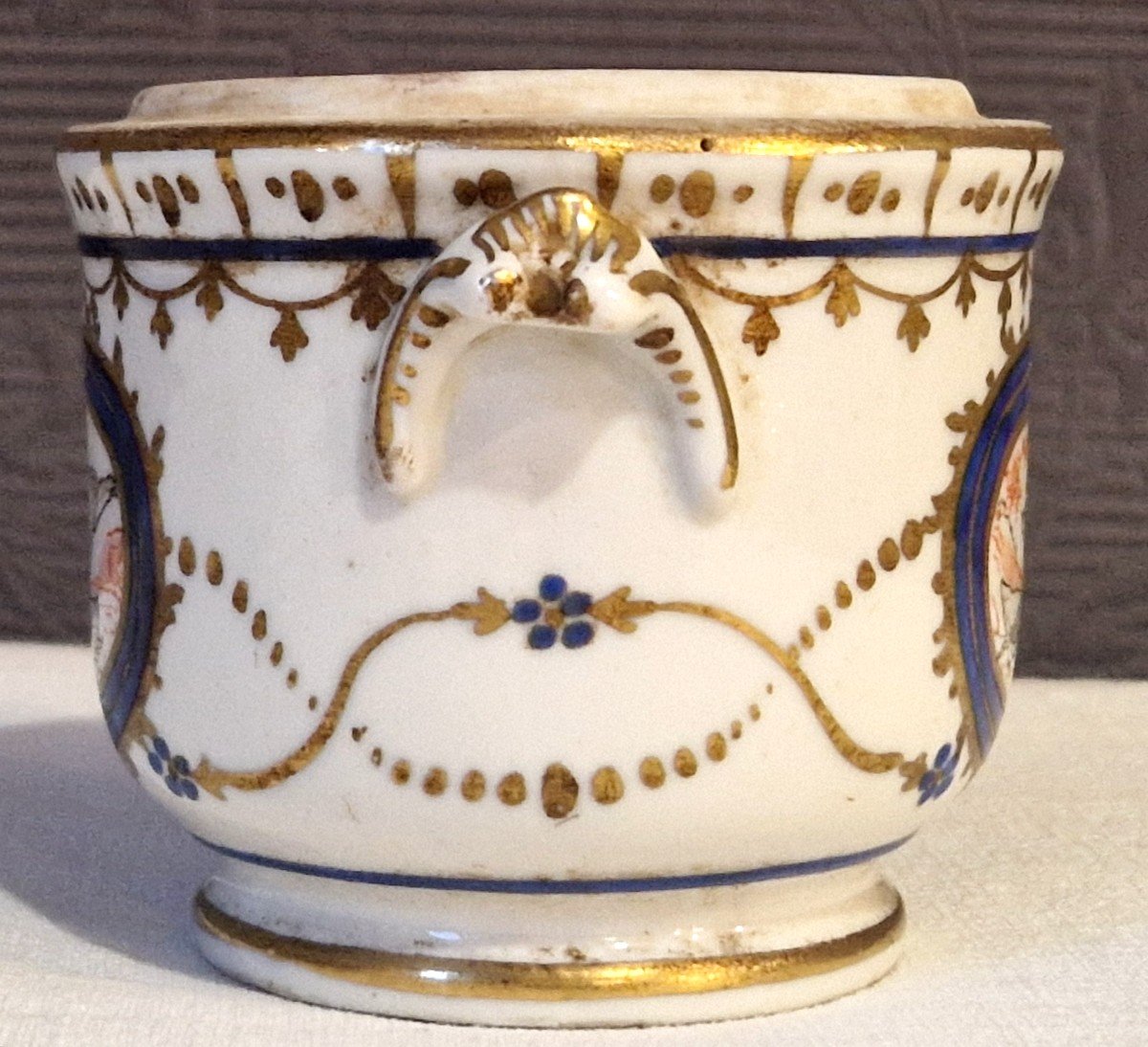 Small Sevres Porcelain Pot-photo-4