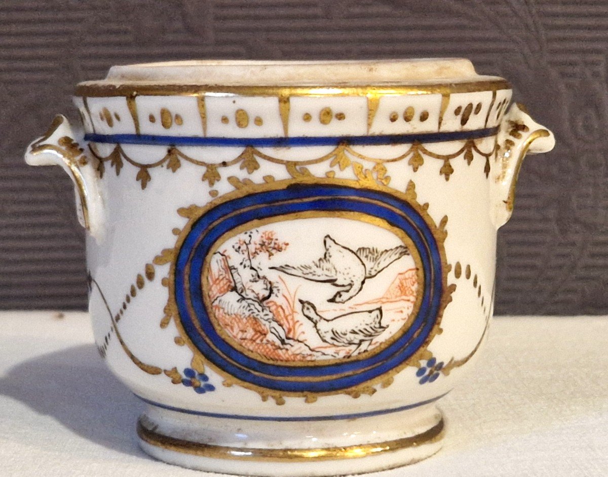 Small Sevres Porcelain Pot