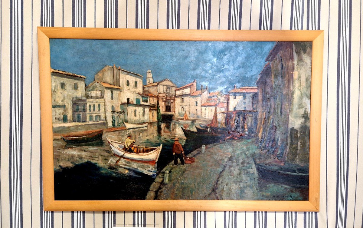 Port De Martigues “le Miroir Aux Oiseaux” Par A.g.levert -photo-2