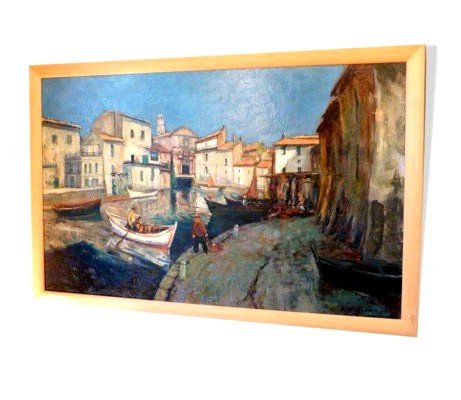 Port De Martigues “le Miroir Aux Oiseaux” Par A.g.levert -photo-3