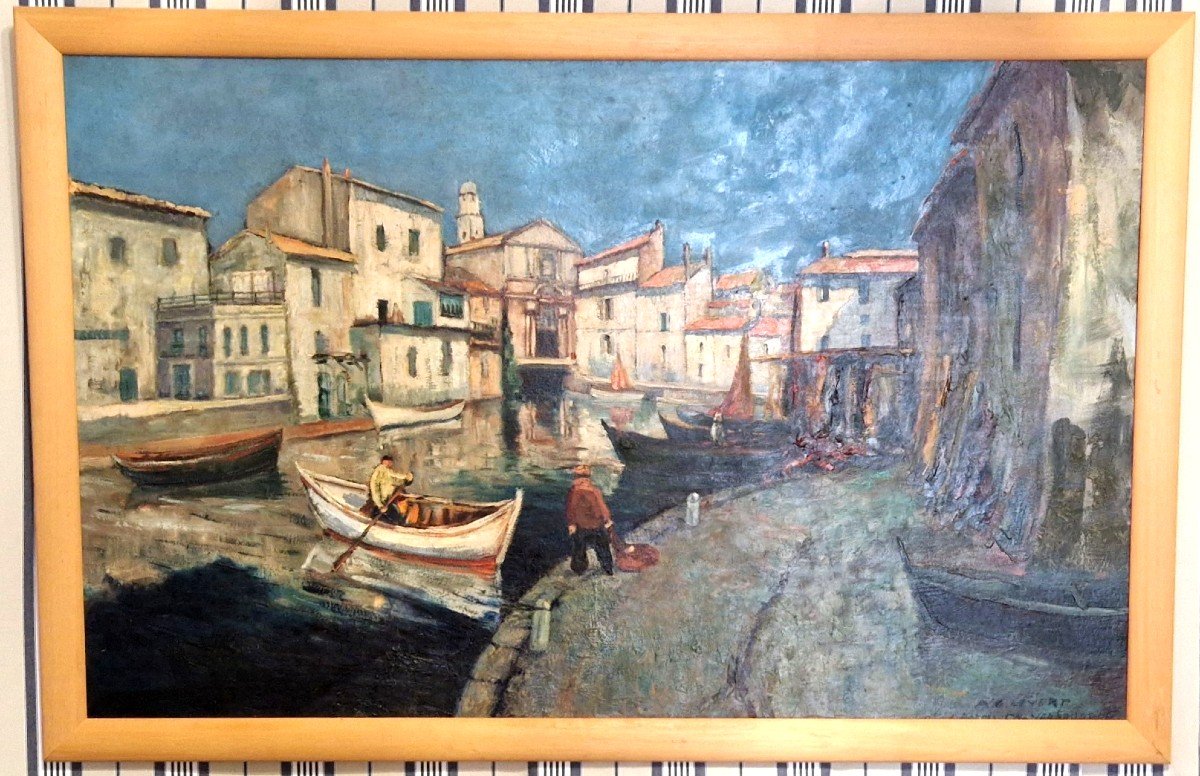 Port De Martigues “le Miroir Aux Oiseaux” Par A.g.levert -photo-4