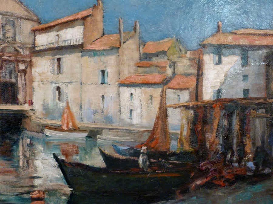 Port De Martigues “le Miroir Aux Oiseaux” Par A.g.levert -photo-3