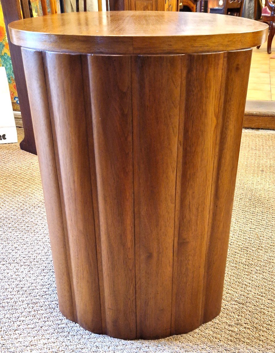 Art Deco Walnut Coffee Table-photo-3