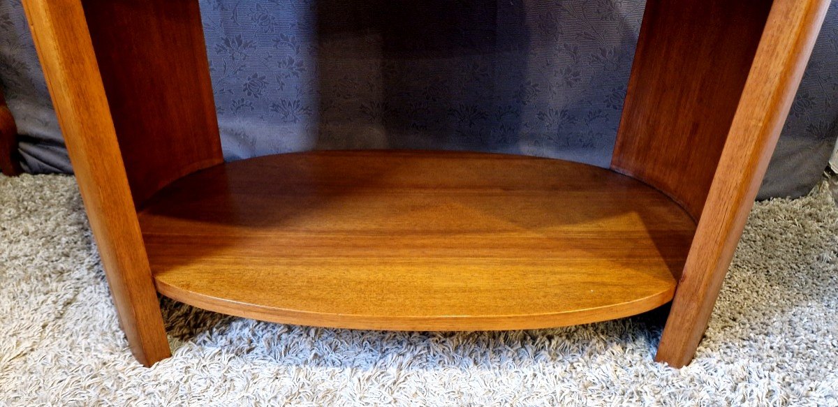 Art Deco Walnut Coffee Table-photo-1