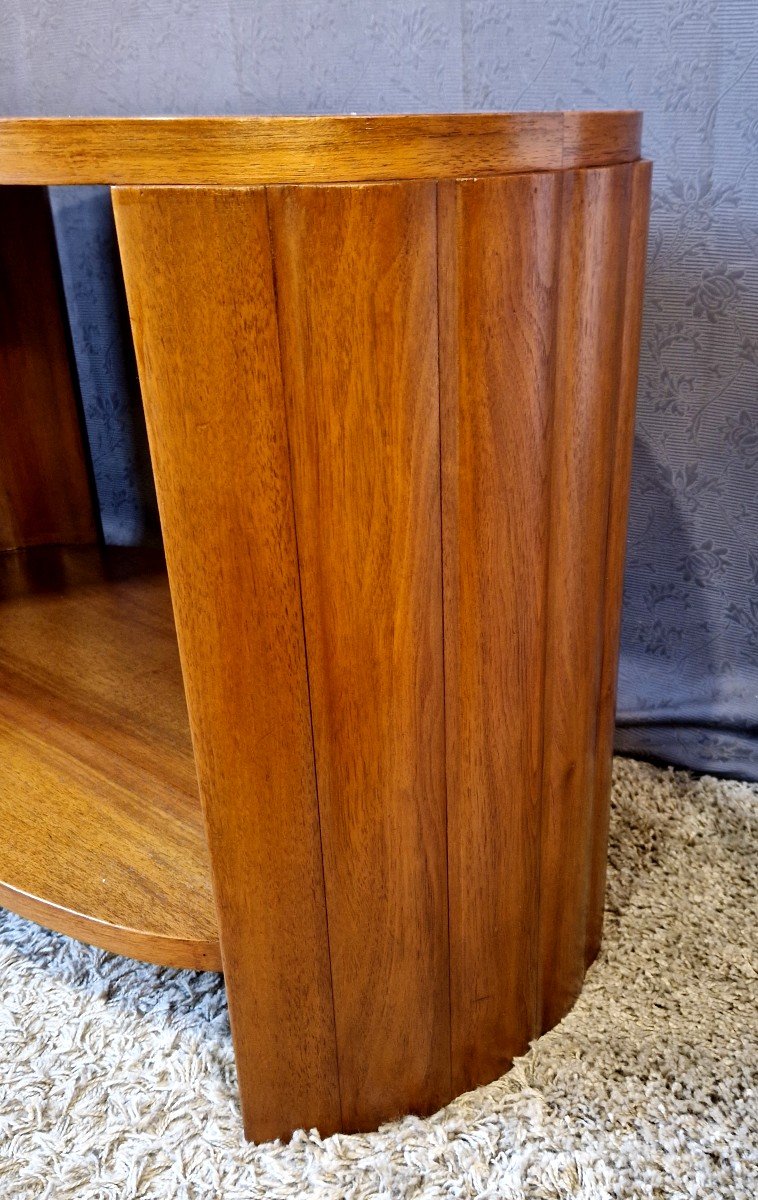 Art Deco Walnut Coffee Table-photo-2