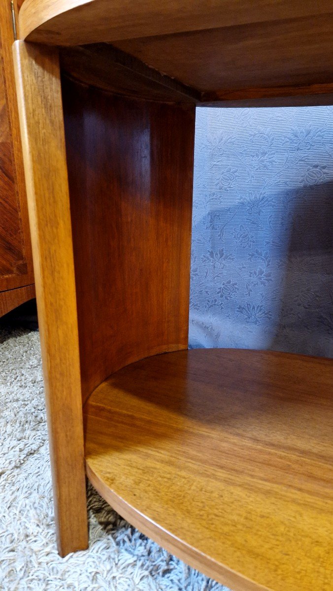 Art Deco Walnut Coffee Table-photo-3