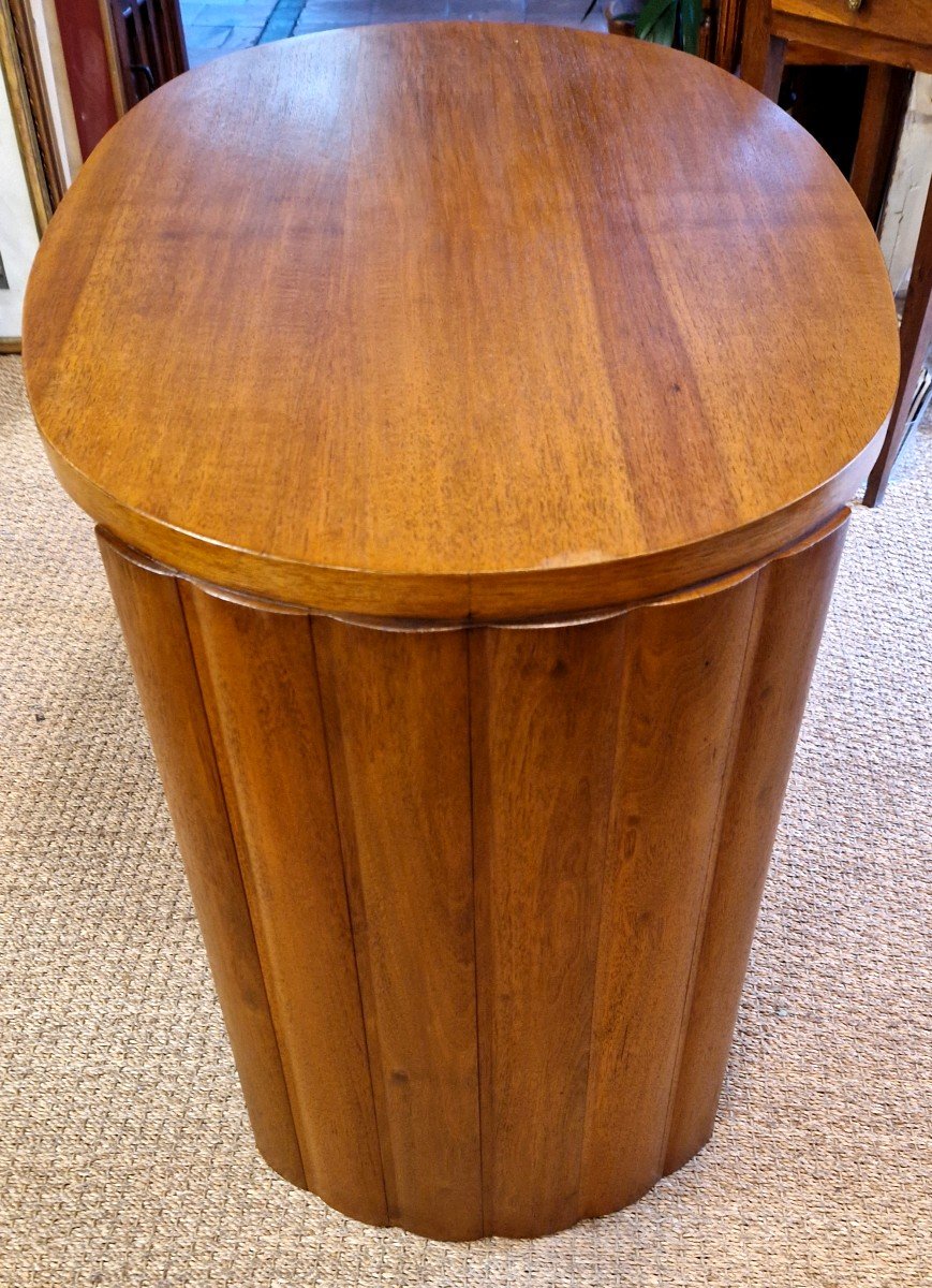 Art Deco Walnut Coffee Table-photo-5