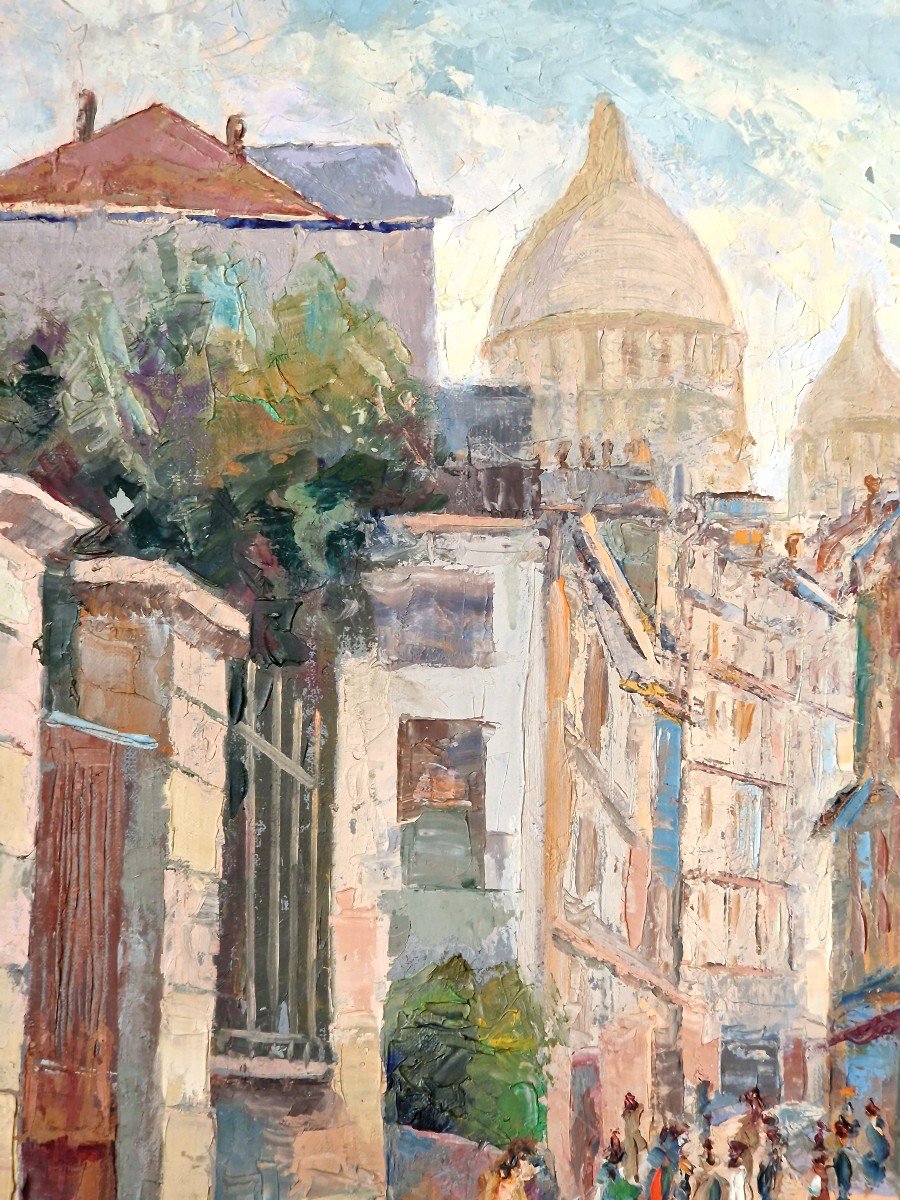 Montmartre Painting By J.arnaldi-photo-2