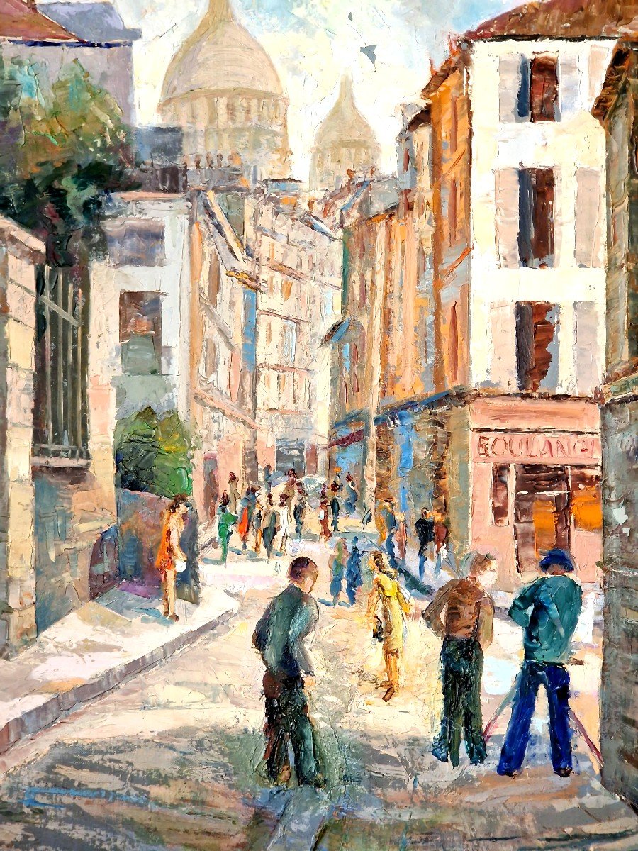 Montmartre Painting By J.arnaldi