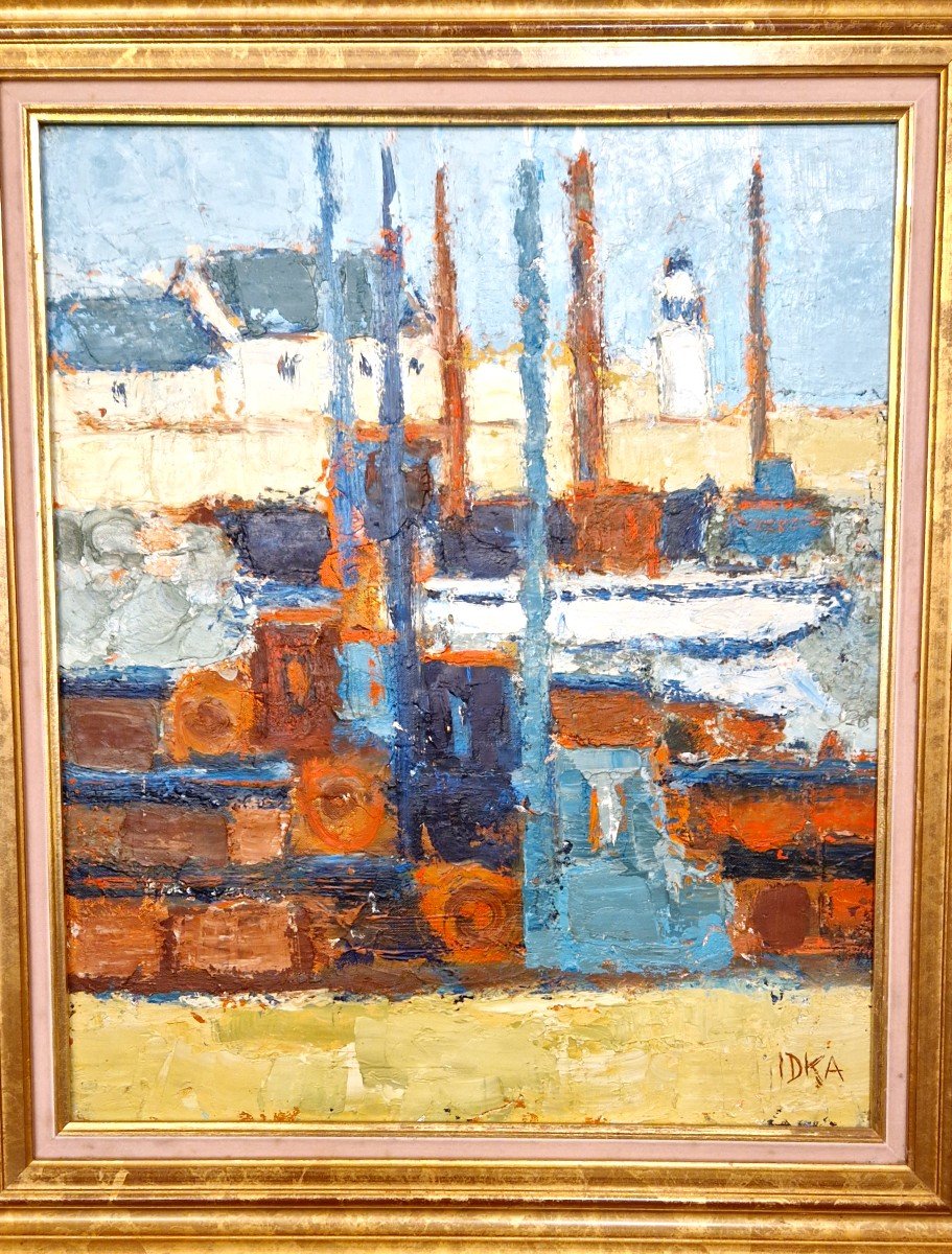  Port Du Guilvinec Par Idka Cohen (née En 1928)-photo-1