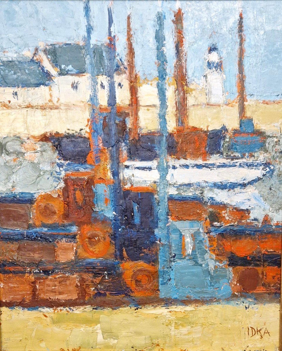  Port Du Guilvinec Par Idka Cohen (née En 1928)