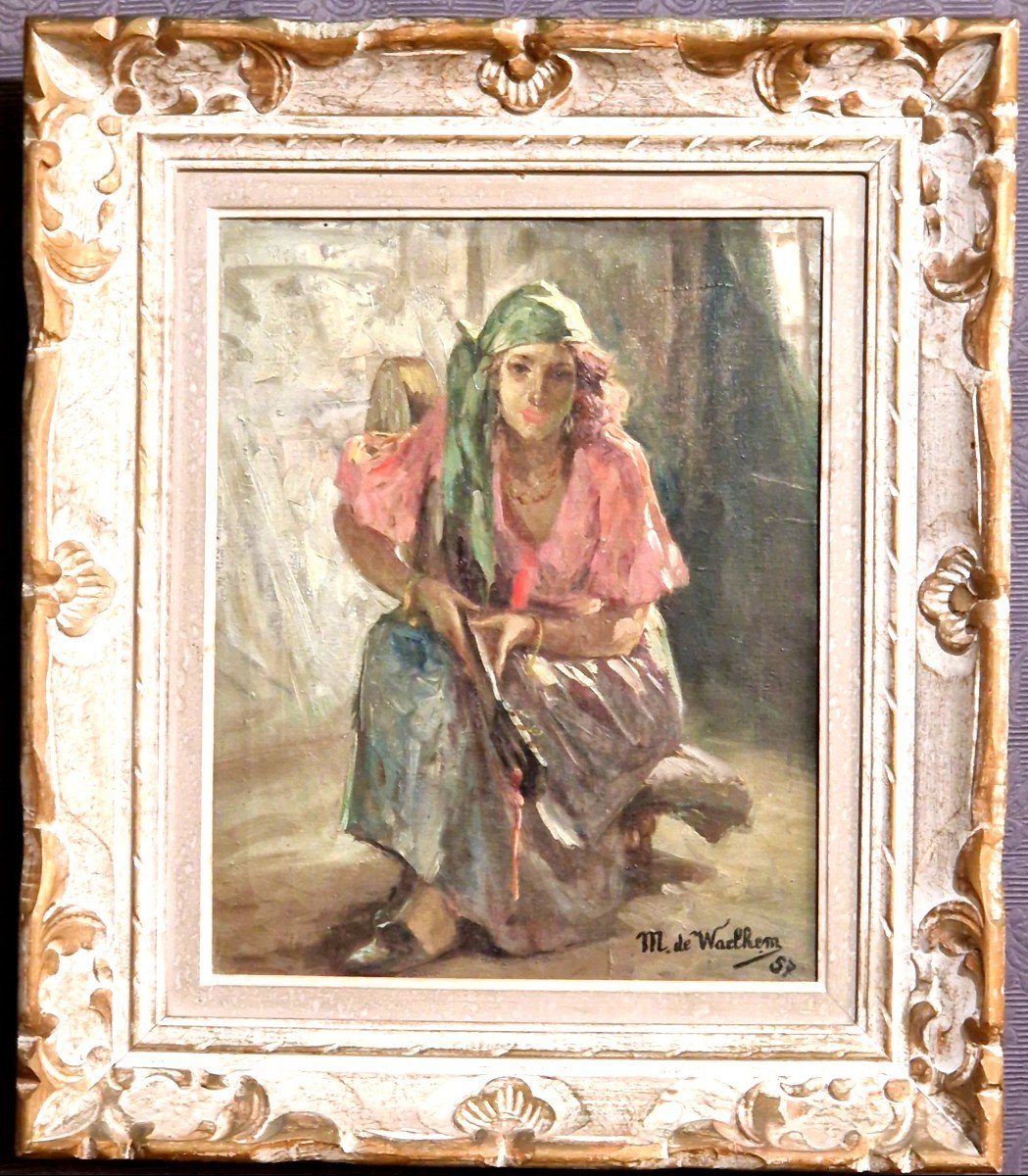 La Gitane Par Martin De Waelhem (1882-)