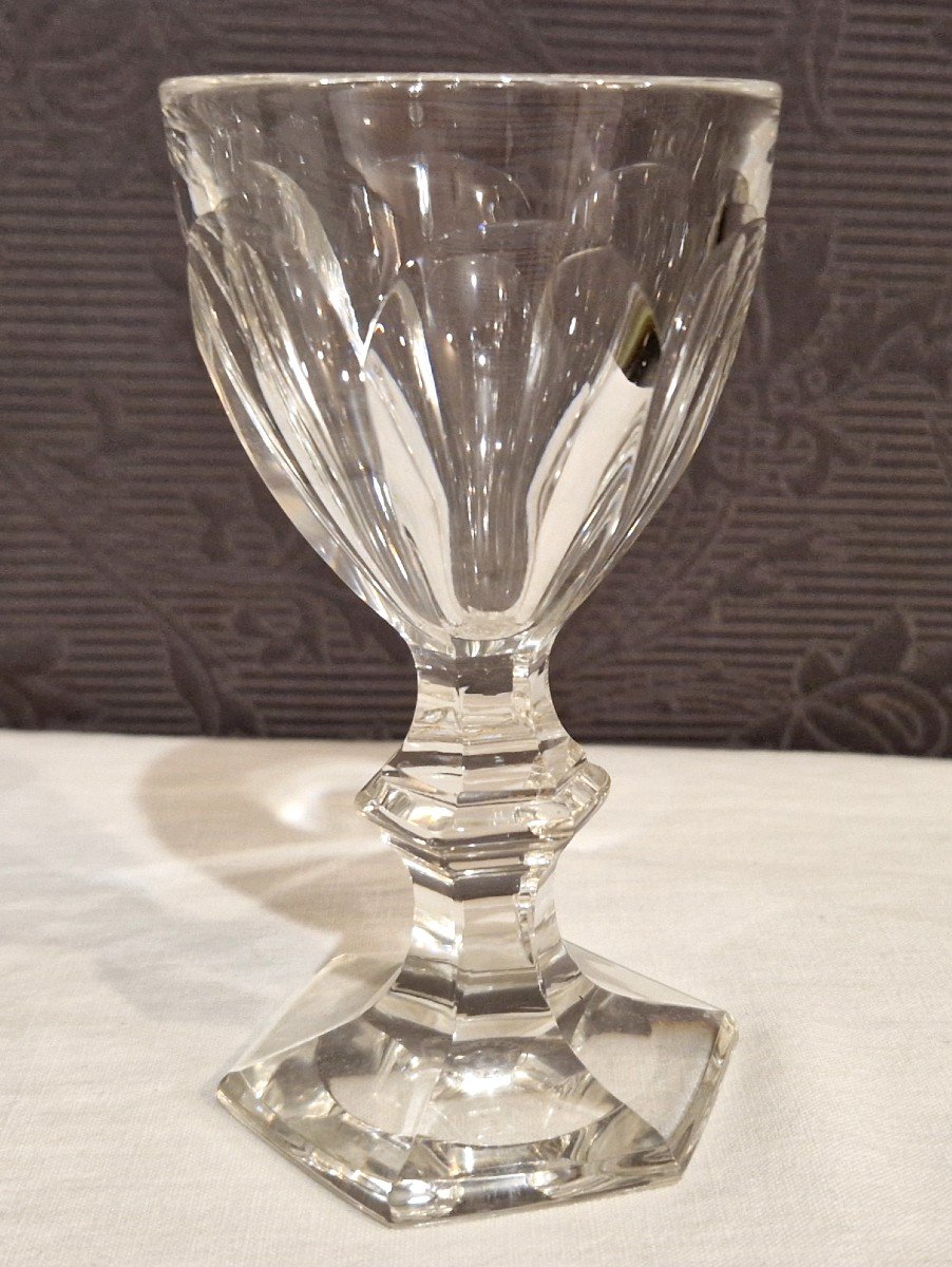 11 Baccarat Harcourt Crystal Glasses-photo-3