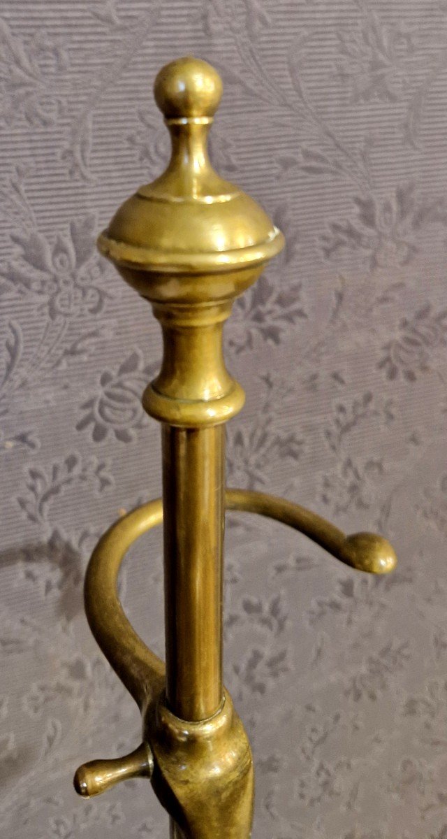 19th Century Brass Fireplace Servant-photo-2