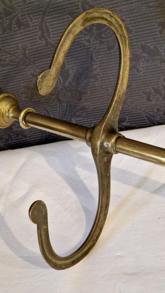 19th Century Brass Fireplace Servant-photo-3