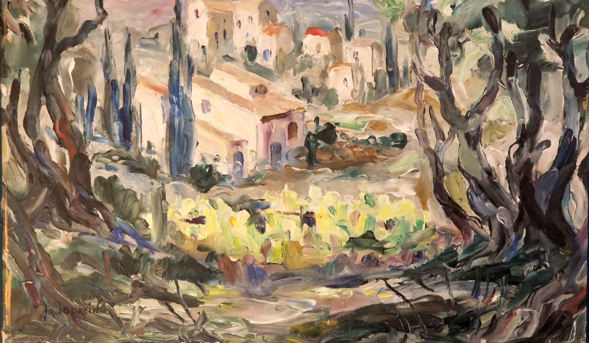 Landscape Of Provence By André Jourcin (1905-1974)-photo-1