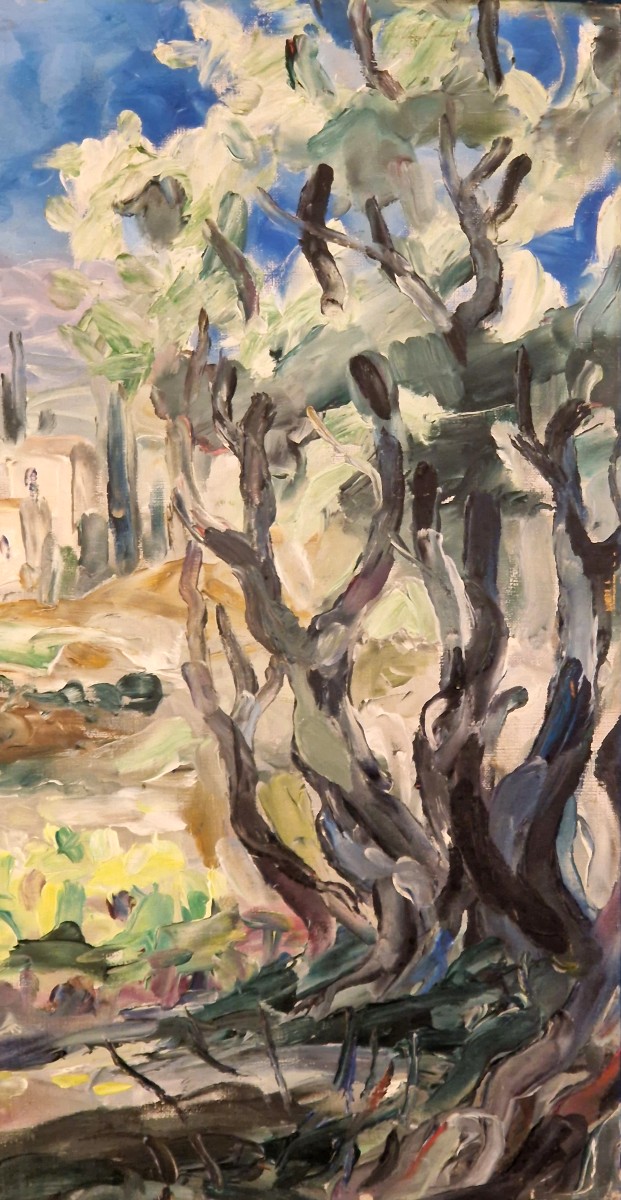 Paysage De Provence Par André Jourcin (1905 -1974)-photo-2