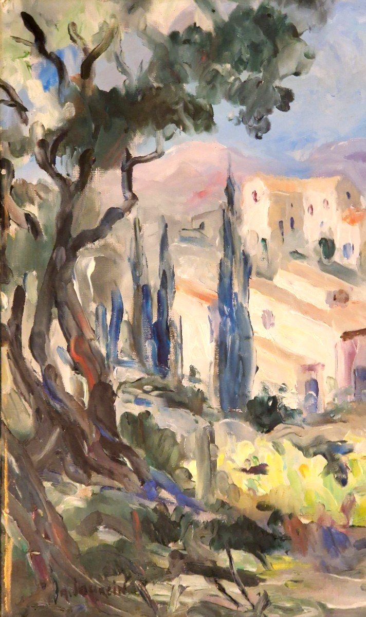 Paysage De Provence Par André Jourcin (1905 -1974)-photo-3