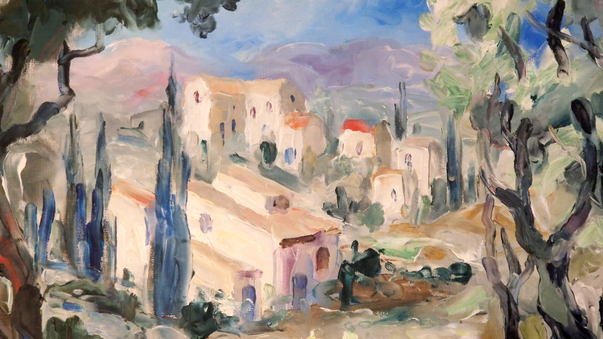 Landscape Of Provence By André Jourcin (1905-1974)-photo-4