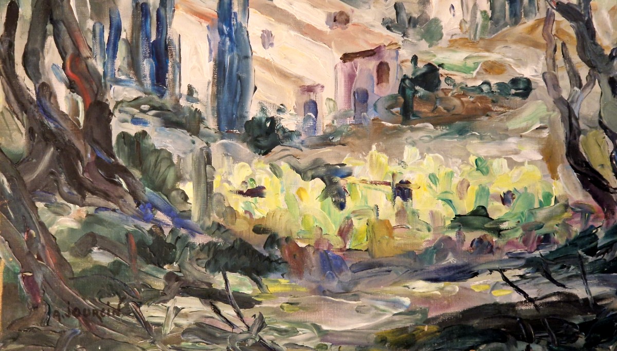 Landscape Of Provence By André Jourcin (1905-1974)-photo-5