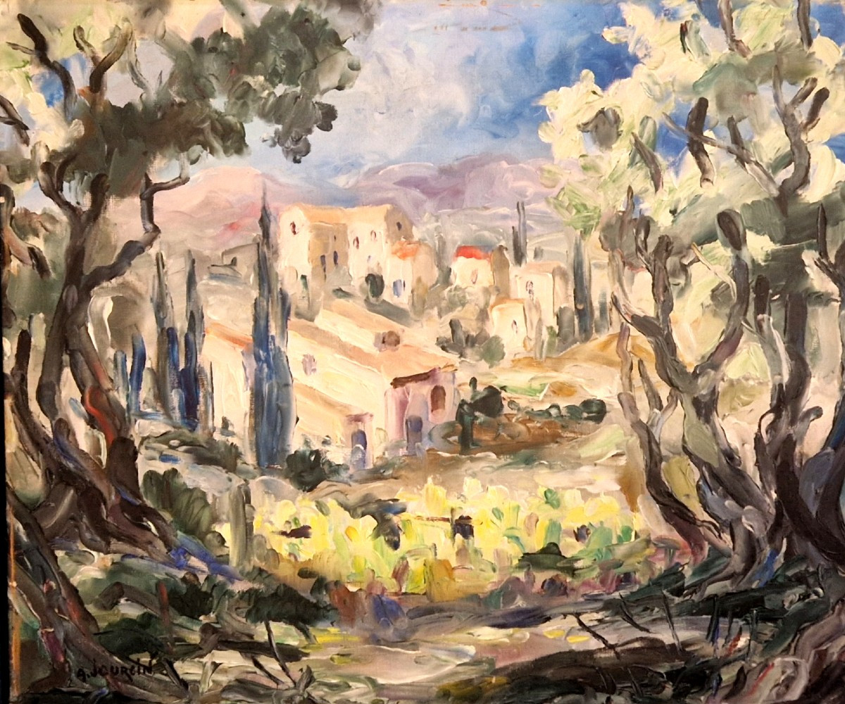 Paysage De Provence Par André Jourcin (1905 -1974)