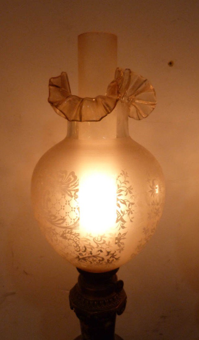 Paire De Lampes Art Nouveau-photo-7