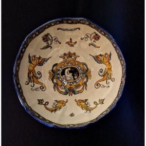 Gien Earthenware Melonnière Dish