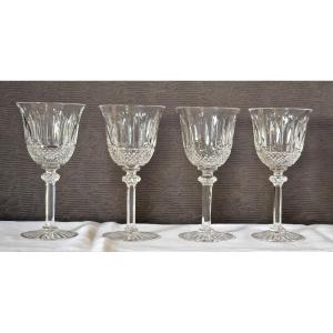 Proantic: Saint Louis, lot de 12 verres à vin blanc en cristal