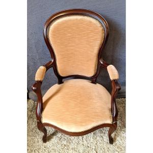 Fauteuil En Acajou