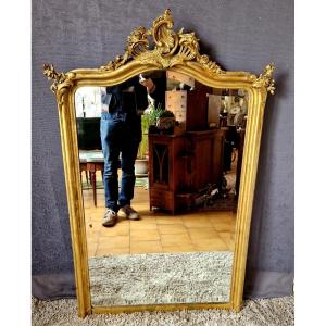 Miroir  Doré De Style Louis XV