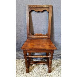 19th Century Oak Lorraine Chair