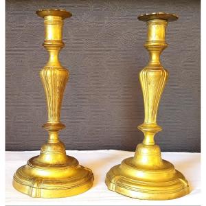 Pair Of 19th Century Candlesticks