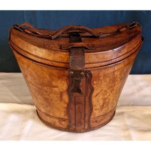 Leather Hat Box