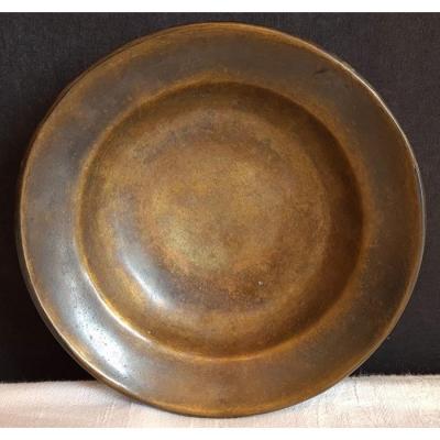 Hollow Dish In Bronze Twentieth