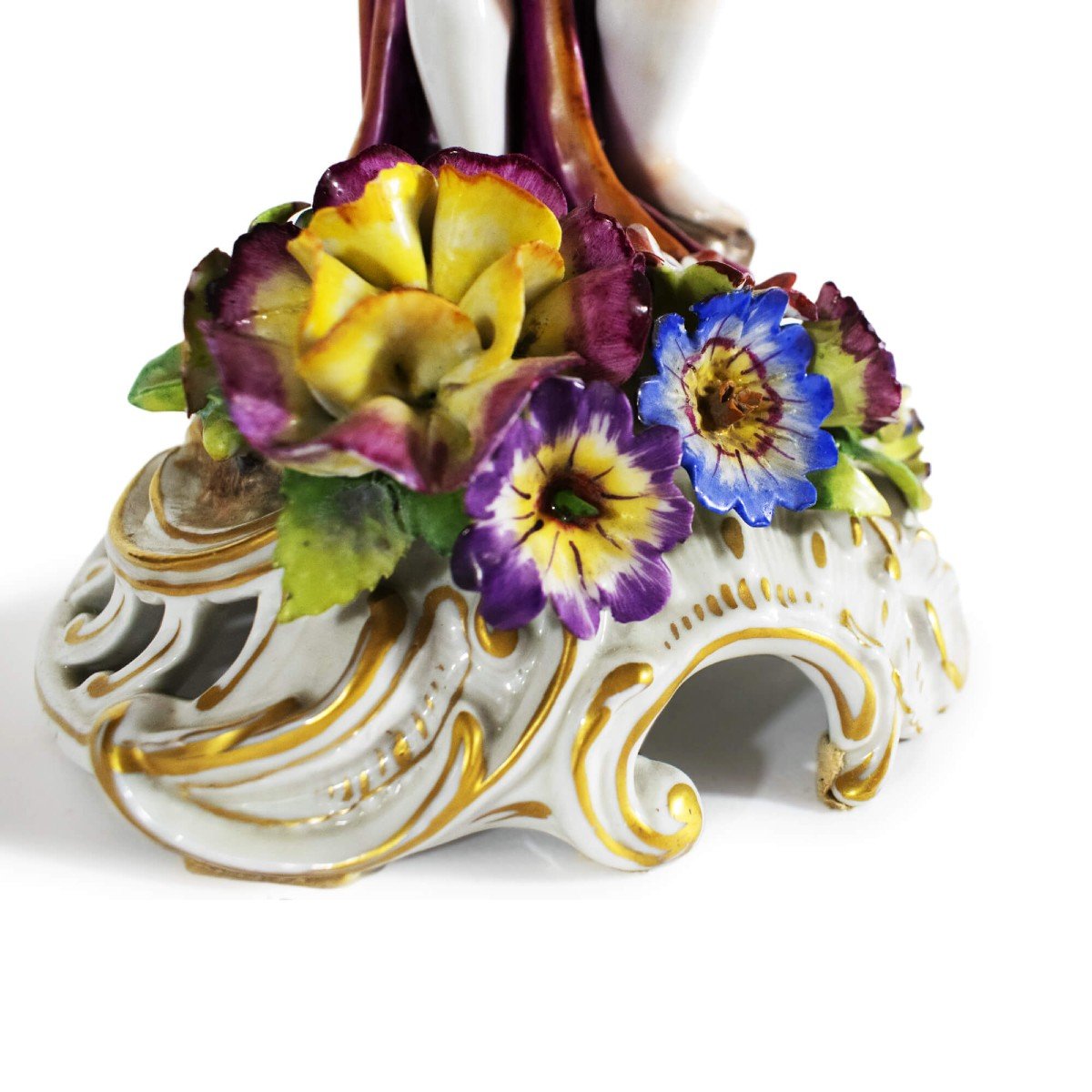 Von Schieholz Porcelain Candlestick.-photo-4