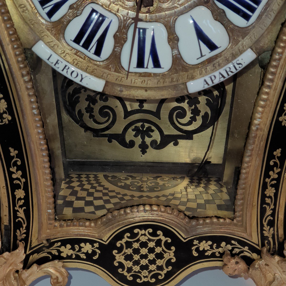 Boulle Le Roy Night Clock 1686-1759 (is Currently Under Restoration)-photo-4