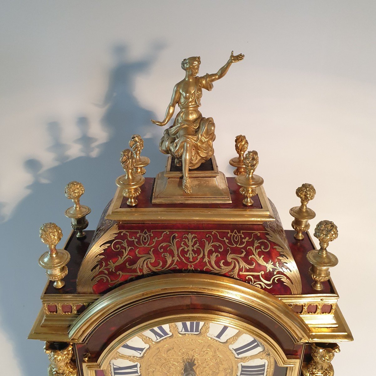 Pendule Religieuse En  Boulle Jean Jolly (1691-1720).-photo-4