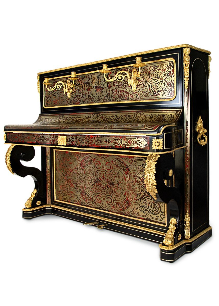 Bonne Affaire. Piano Boulle, Karol Gumowski Vers 1860.