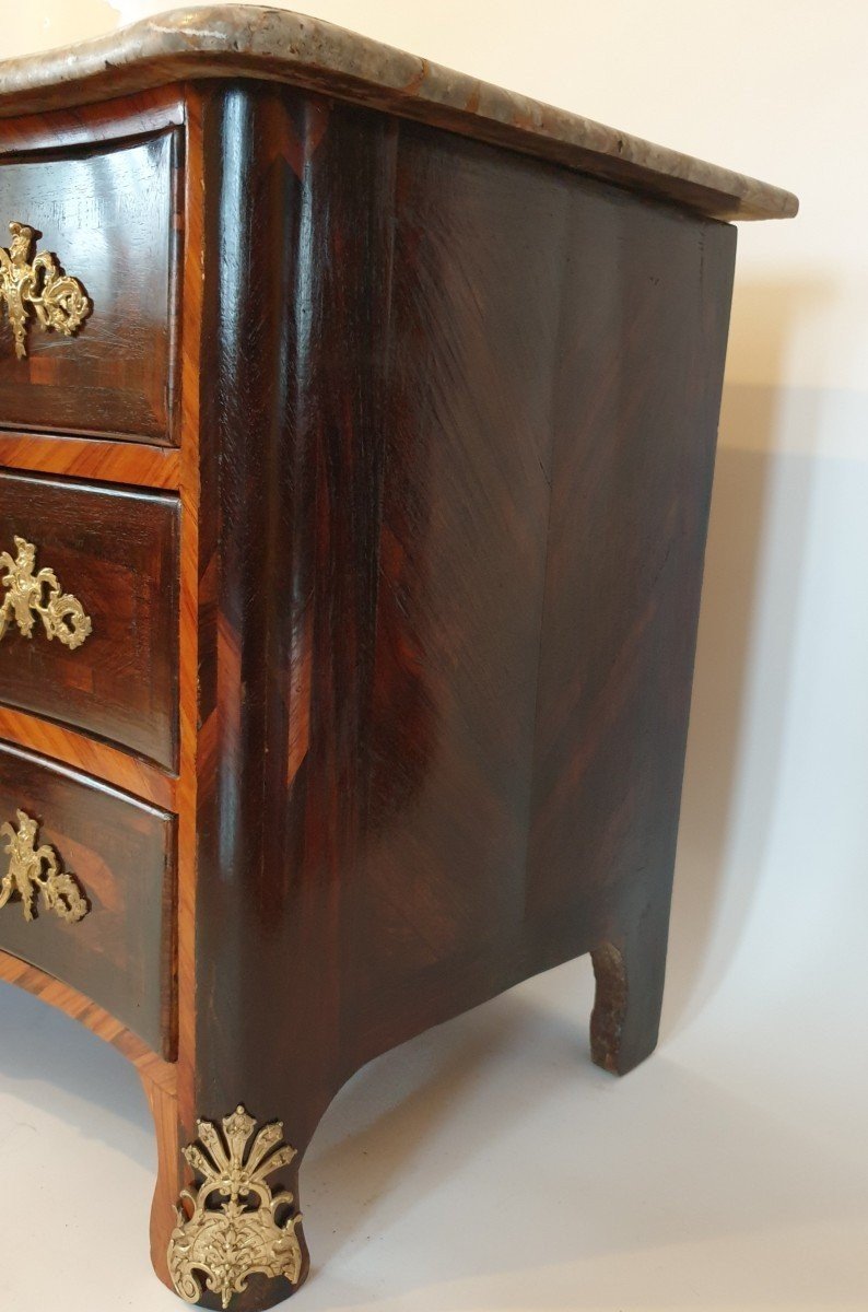 Louis XV / Regency Style Chest Of Drawers. Adrien Fleury (1721-1774). Paris.-photo-4