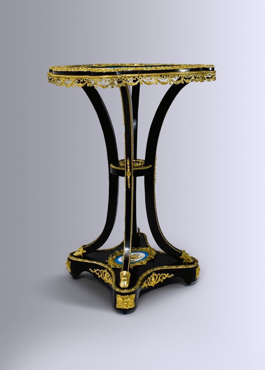 Sèvres Style Pedestal Table-photo-5