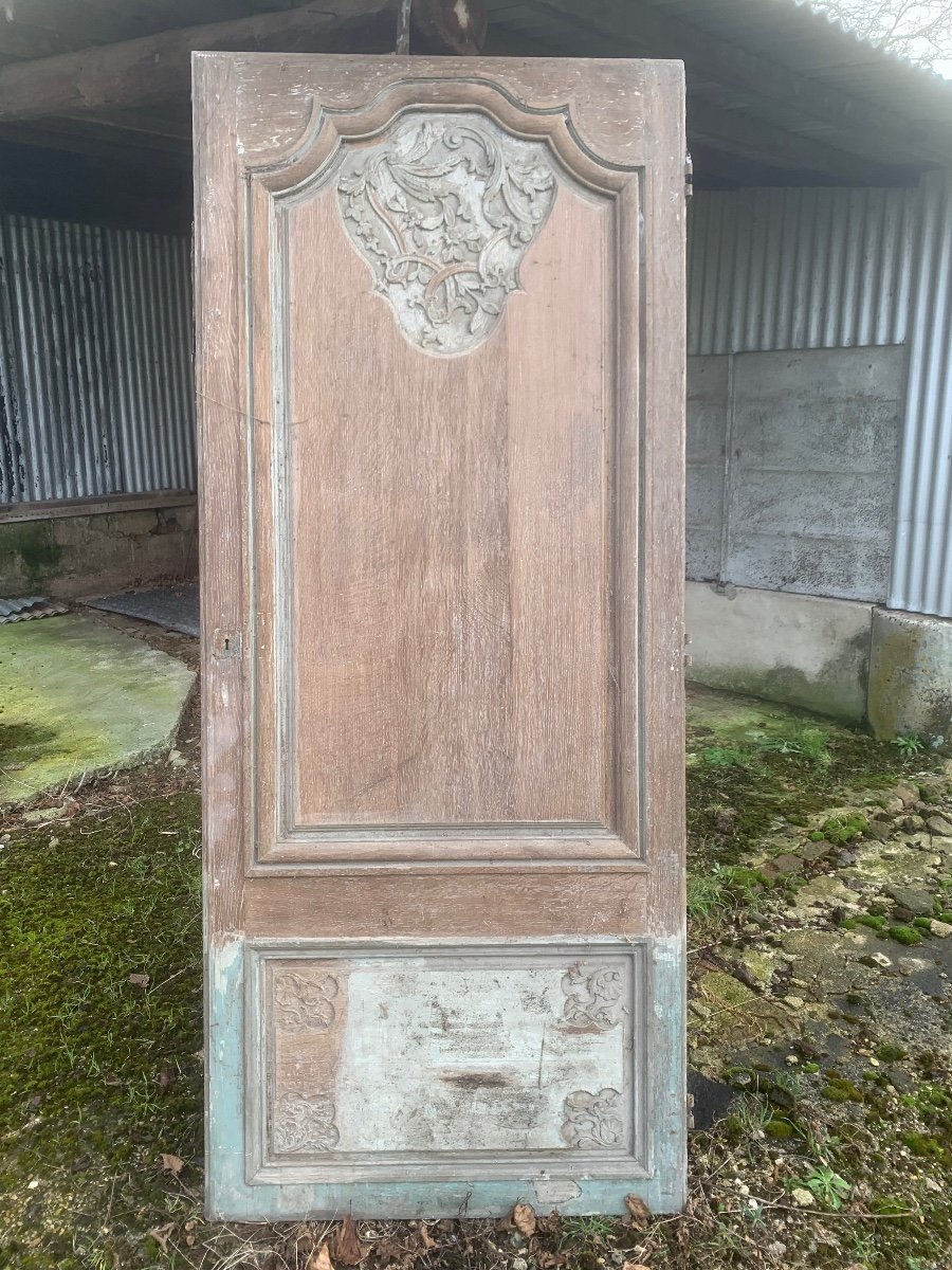 Important Regency Oak Presbytery Door